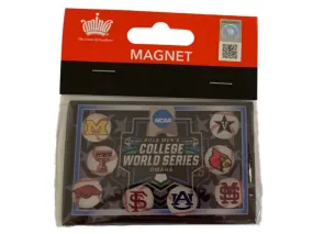 2019 NCAA Men's College World Series CWS 8 Team Aminco Refrigerator Magnet