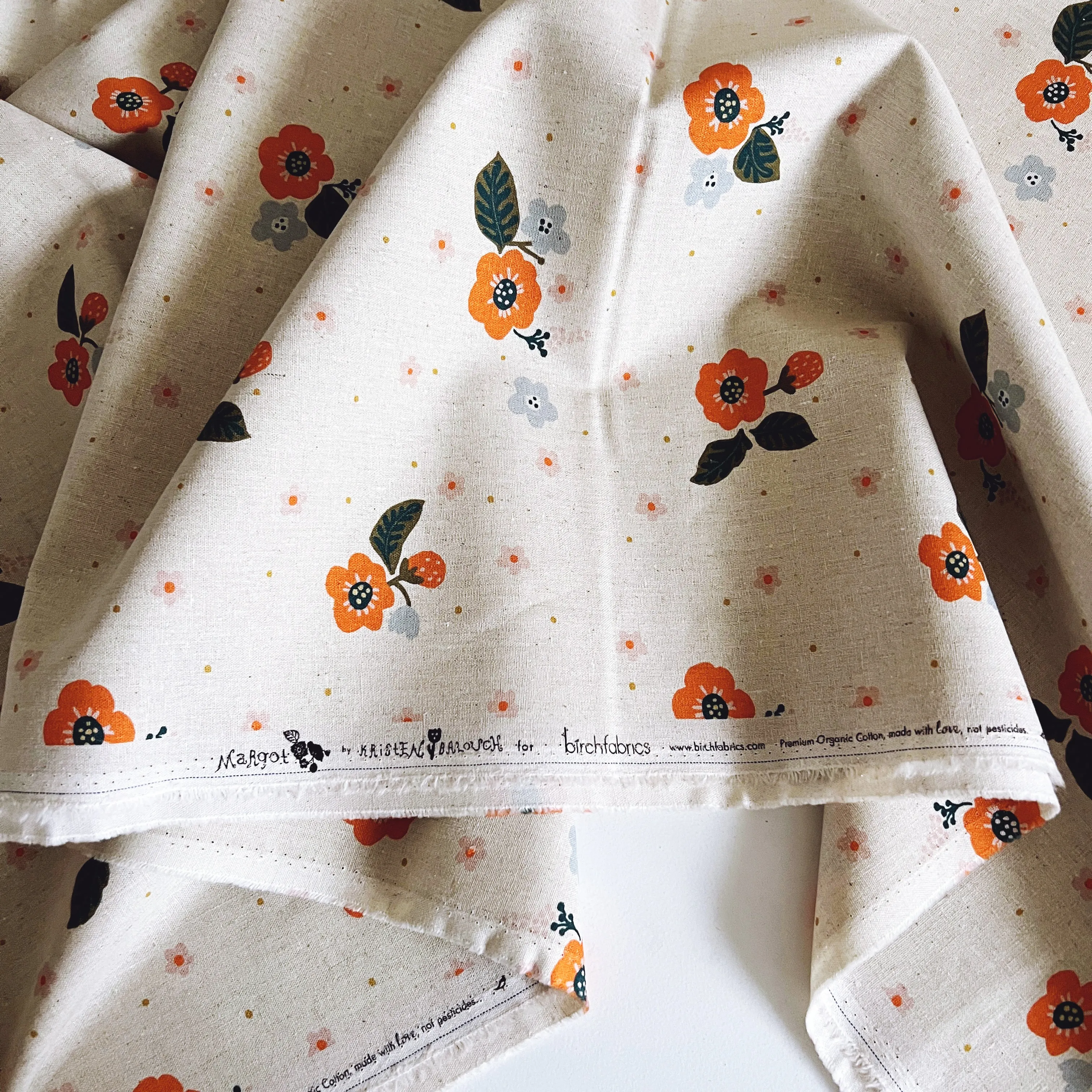 Baby Bouquet Organic Linen Cotton Blend