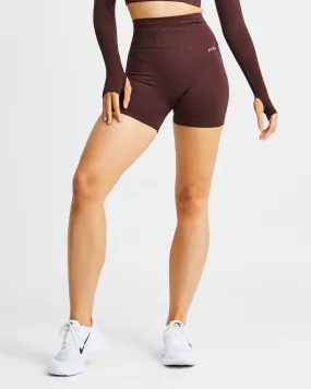 Balance V2 Seamless Shorts - Chocolate Brown