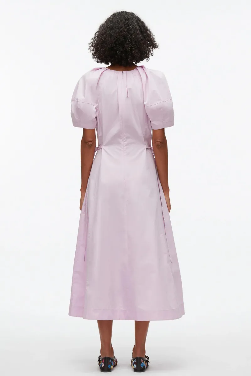 Bloom Sleeve V-Neck Dress