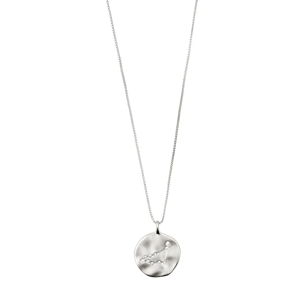 Capricorn Silver Plated Necklace