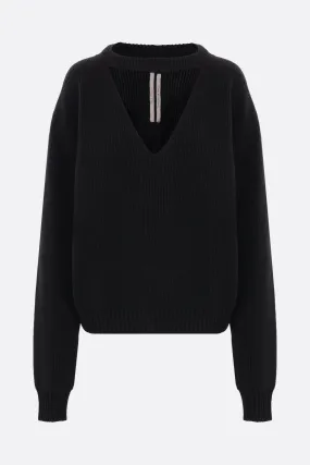 Eclipse ribbed wool sweater