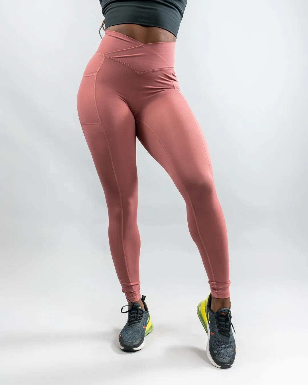 Effortless Vortex Pocket Leggings - Mauve