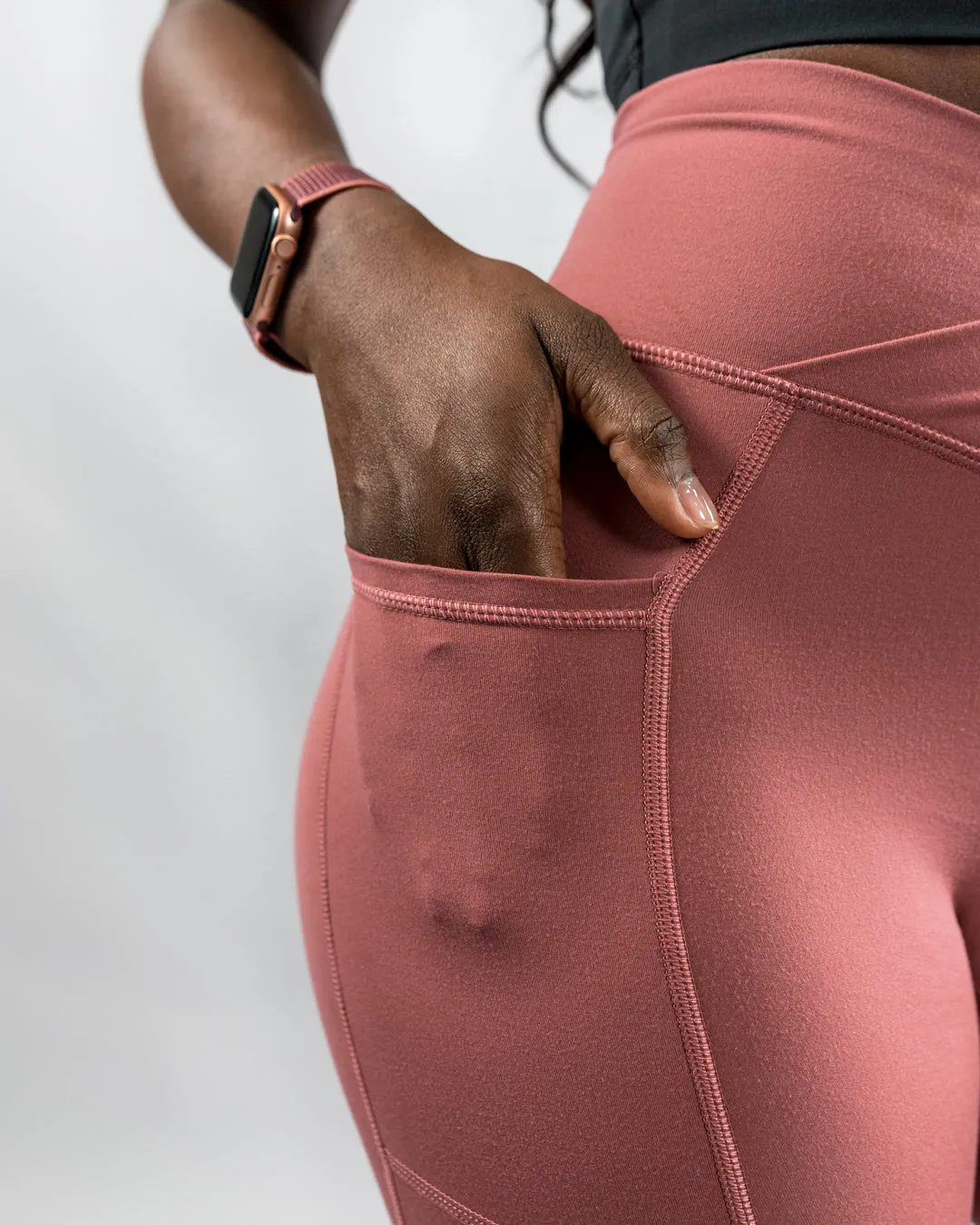 Effortless Vortex Pocket Leggings - Mauve