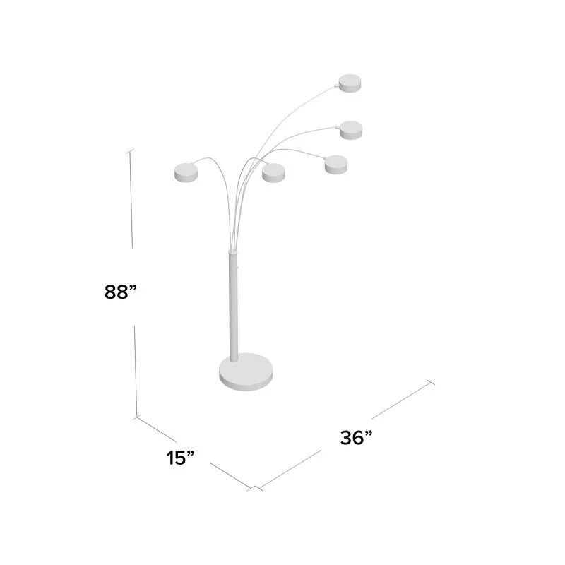 Hassildor 88" Tree Floor Lamp
