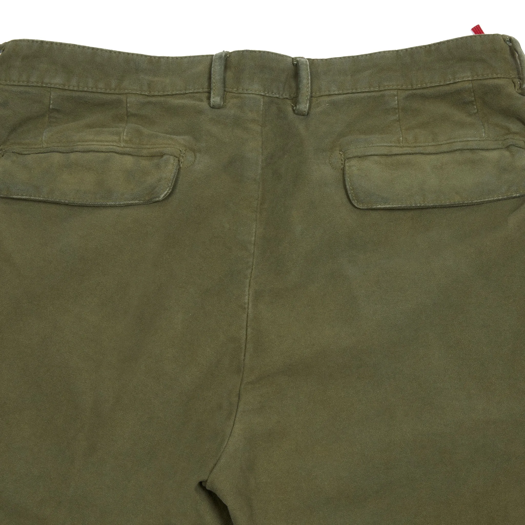 Massimo Alba Ionio2 Moleskin Trousers in Militare