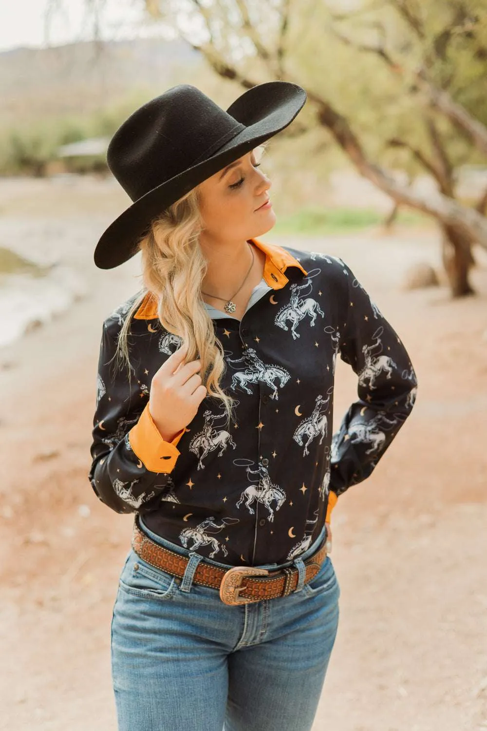 Midnight Ride Button Down (In-Stock)