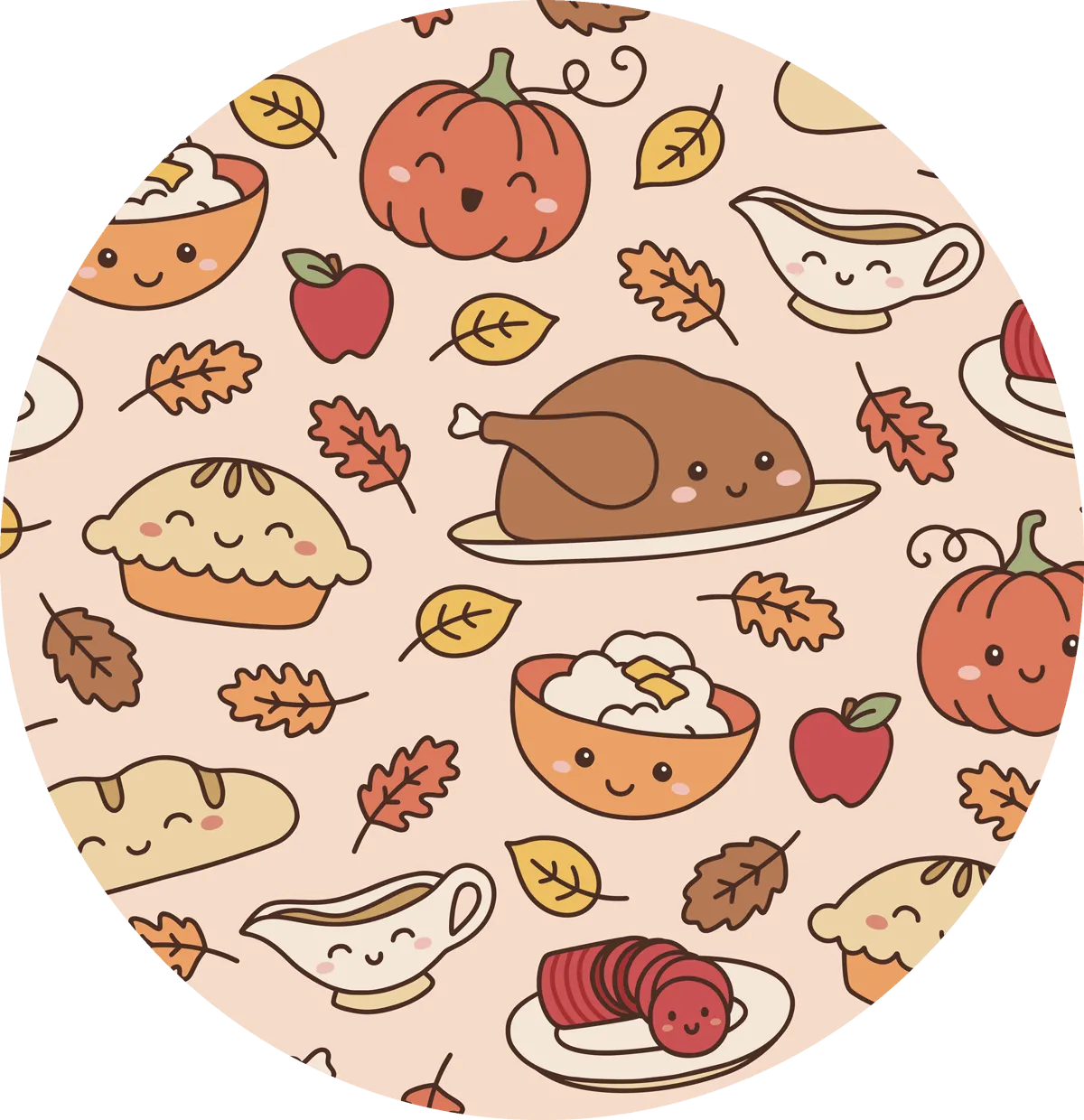 [Pre Order] Fabulous Fall Gobble til you Wobble - Bamboo Zippy Romper (EST SHIP LATE OCT)