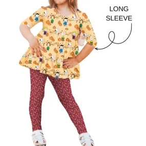 [Pre Order] Fabulous Fall Great Pumpkin - Bamboo Long Sleeve & Pants Peplum Set (EST SHIP LATE OCT)