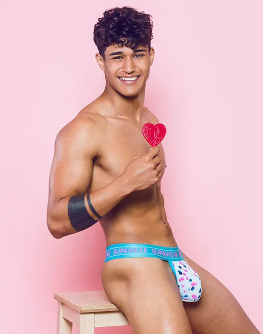 Sprint Thong Underwear - Ditsy Dots